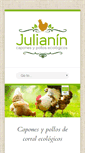 Mobile Screenshot of caponesypollosdecorralecologicos.com